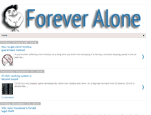 Tablet Screenshot of foreveralone.net